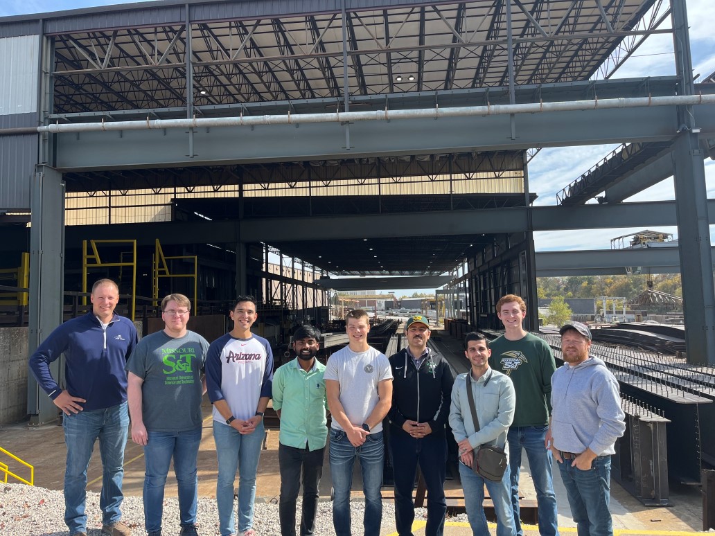 Students from Missouri University S&T group photo