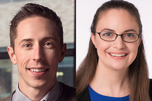 Joshua Schultz and Ashley Thrall